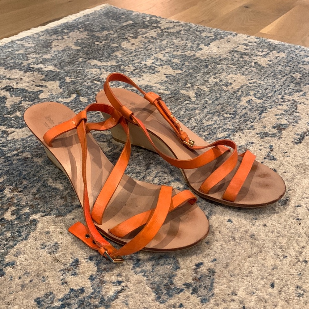 kate spade wedge sandals with adjustable strap